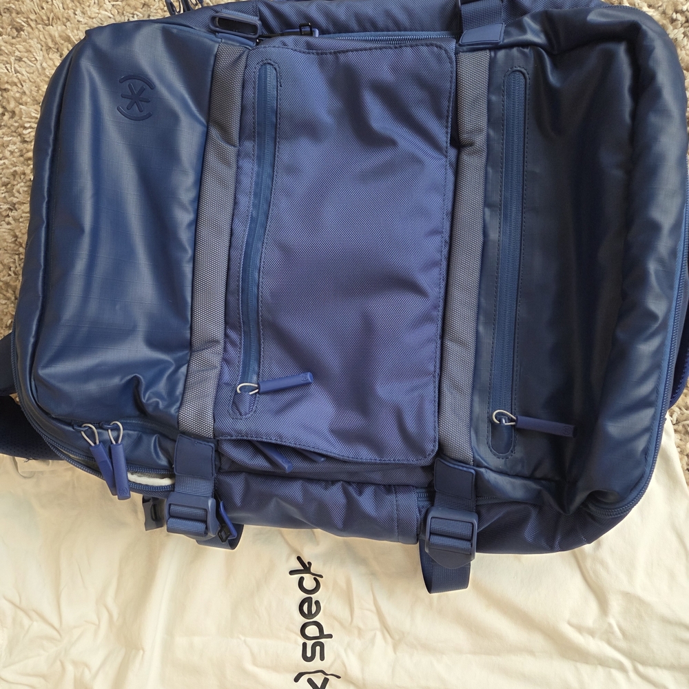 Speck Navy and Gray Backpack Travel Bag